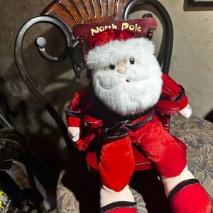 The Rocking Chair Pajama Santa Claus